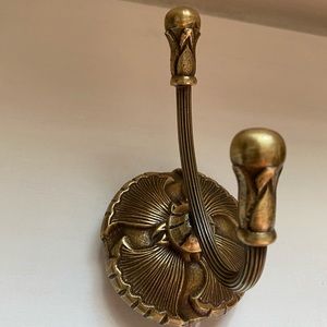 Anthropologie Parisian Double Wall Hook - Brass